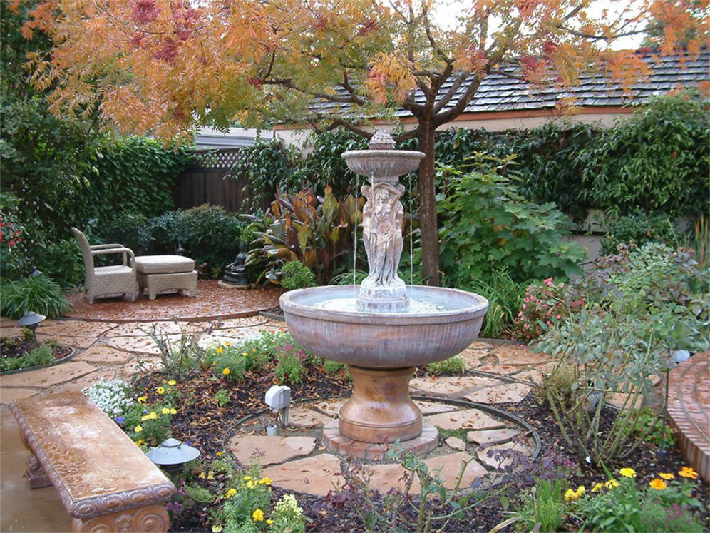 Small Fountain View Fall