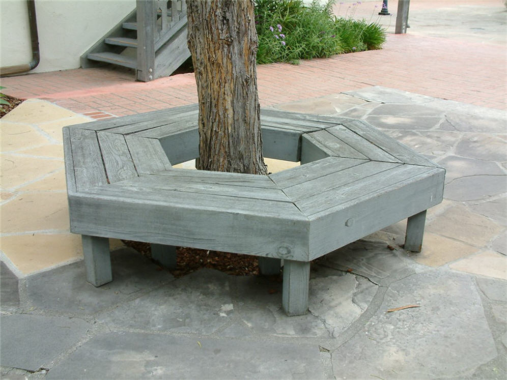 Hexagonal Tree Bench