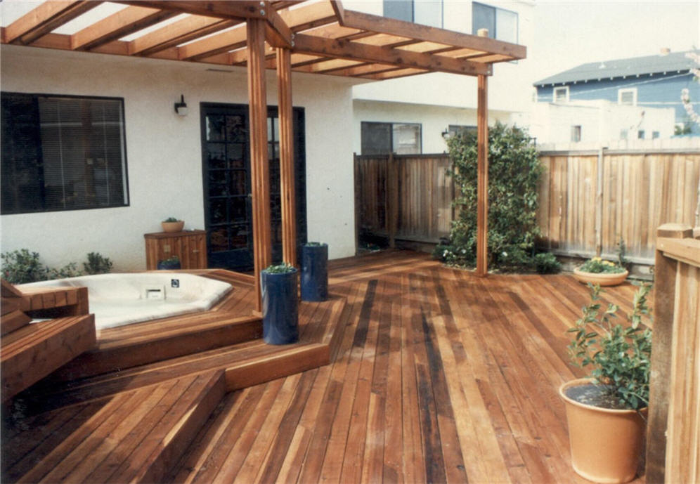 Deck with Spa